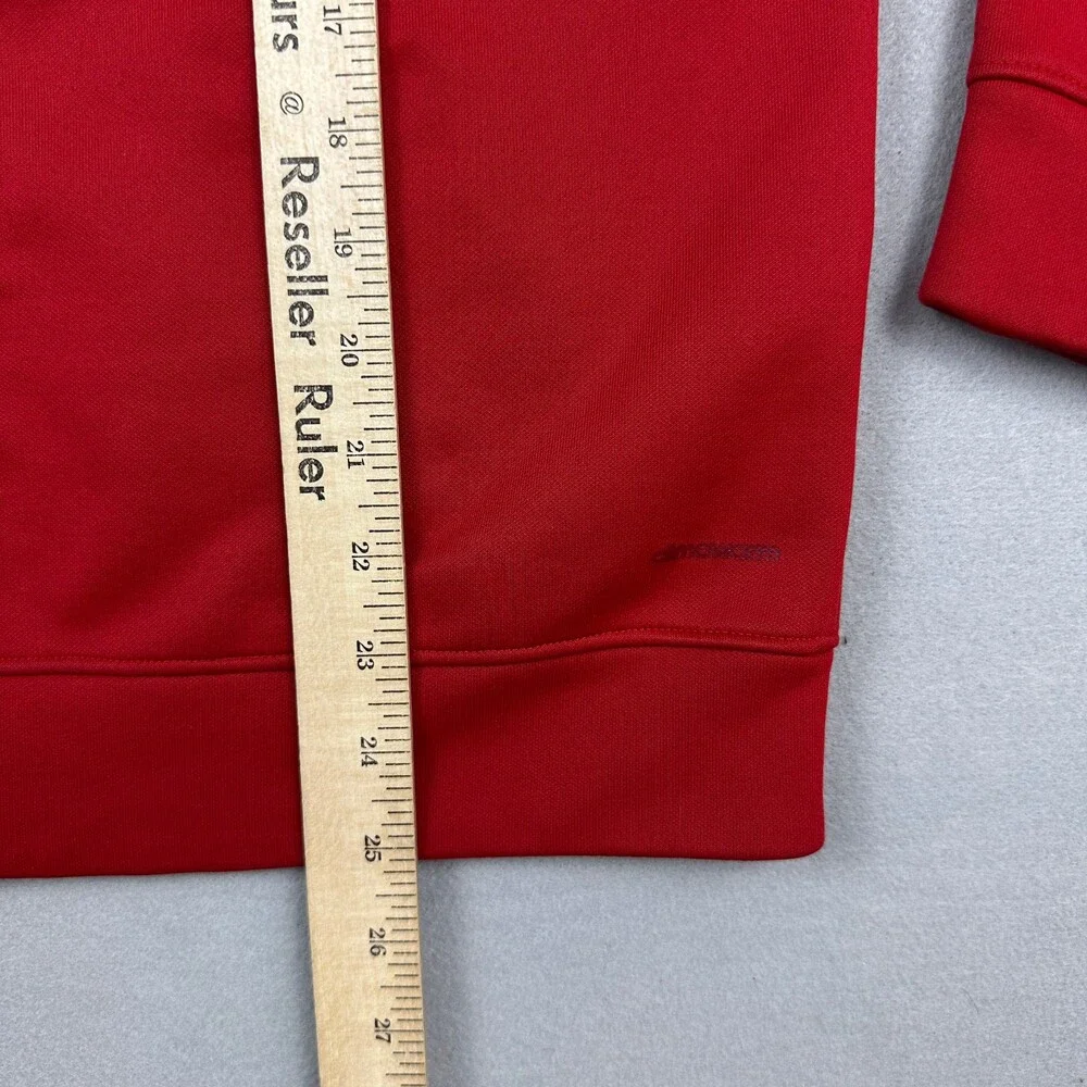 NC State Wolfpack Hoodie Men Small Red Adidas NCAA Basketball Sweatshirt S